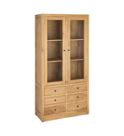 Zona-Design Witryna OMENTA 180 cm drewno mindi naturalna