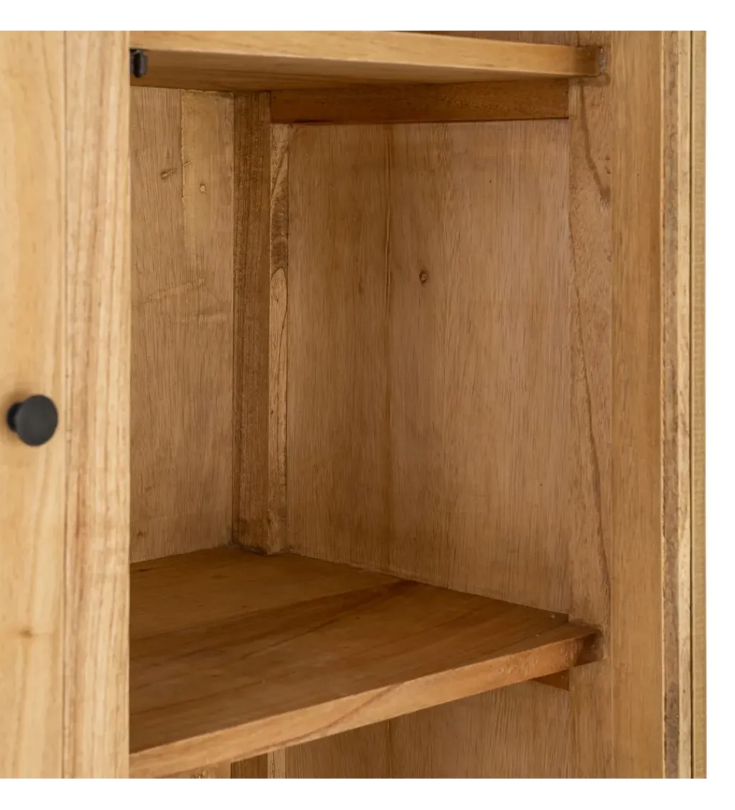 Zona-Design Witryna OMENTA 180 cm drewno mindi naturalna