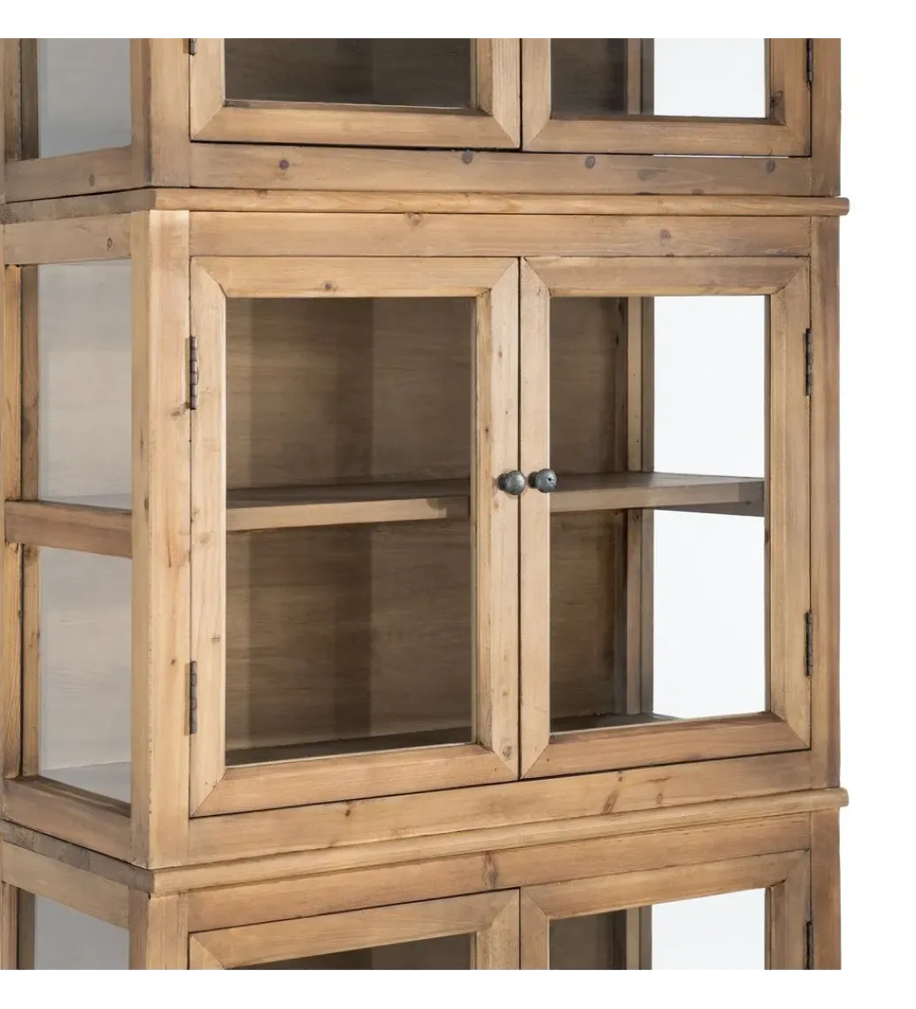 Zona-Design Witryna RECDANICO 201 x 80 cm naturalna