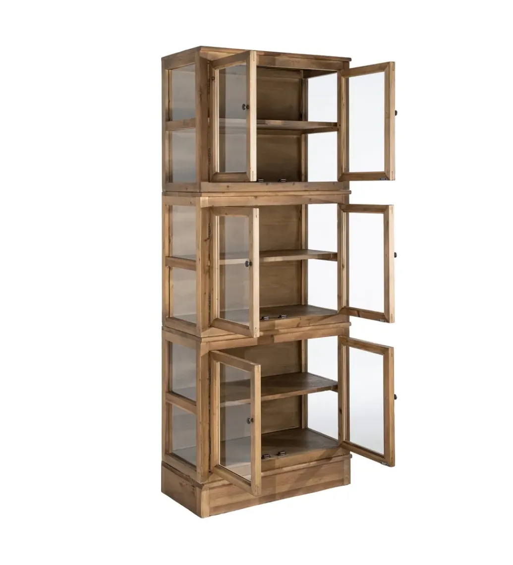 Zona-Design Witryna RECDANICO 201 x 80 cm naturalna