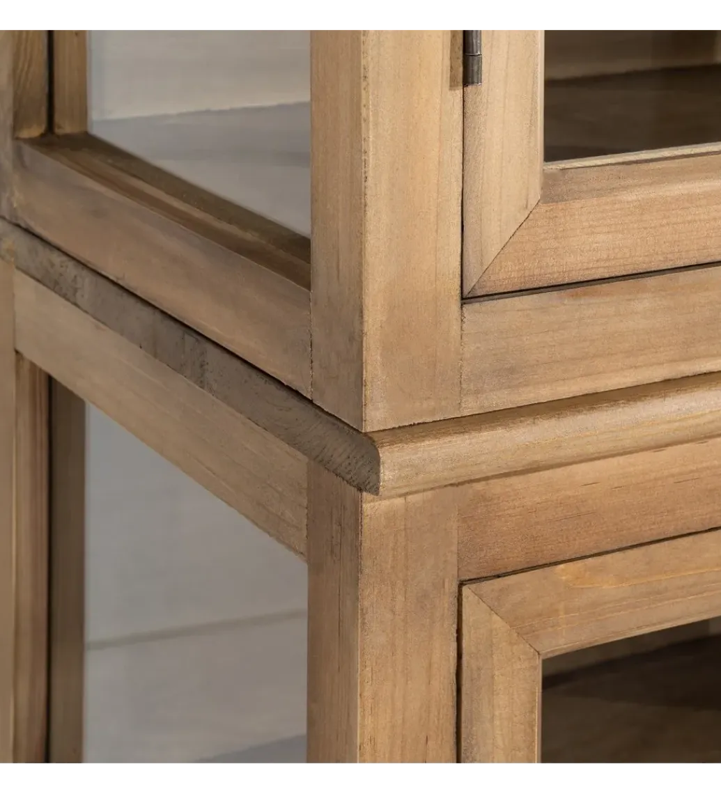 Zona-Design Witryna RECDANICO 201 x 80 cm naturalna