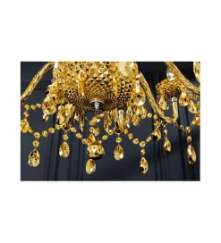 Invicta Interior Żyrandol Karat 80 cm 15 ramion złoty