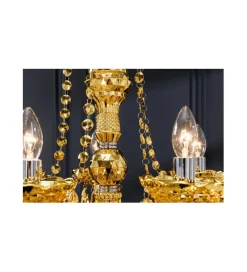 Invicta Interior Żyrandol Karat 80 cm 15 ramion złoty
