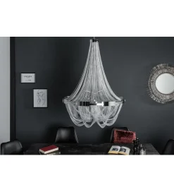 Invicta Interior Żyrandol Royal 70 cm srebrny