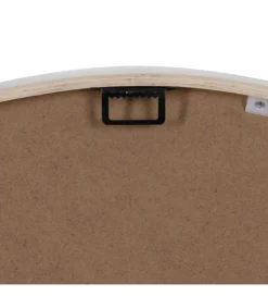 Zona-Design Zegar KUMINA 60 cm naturalny biały