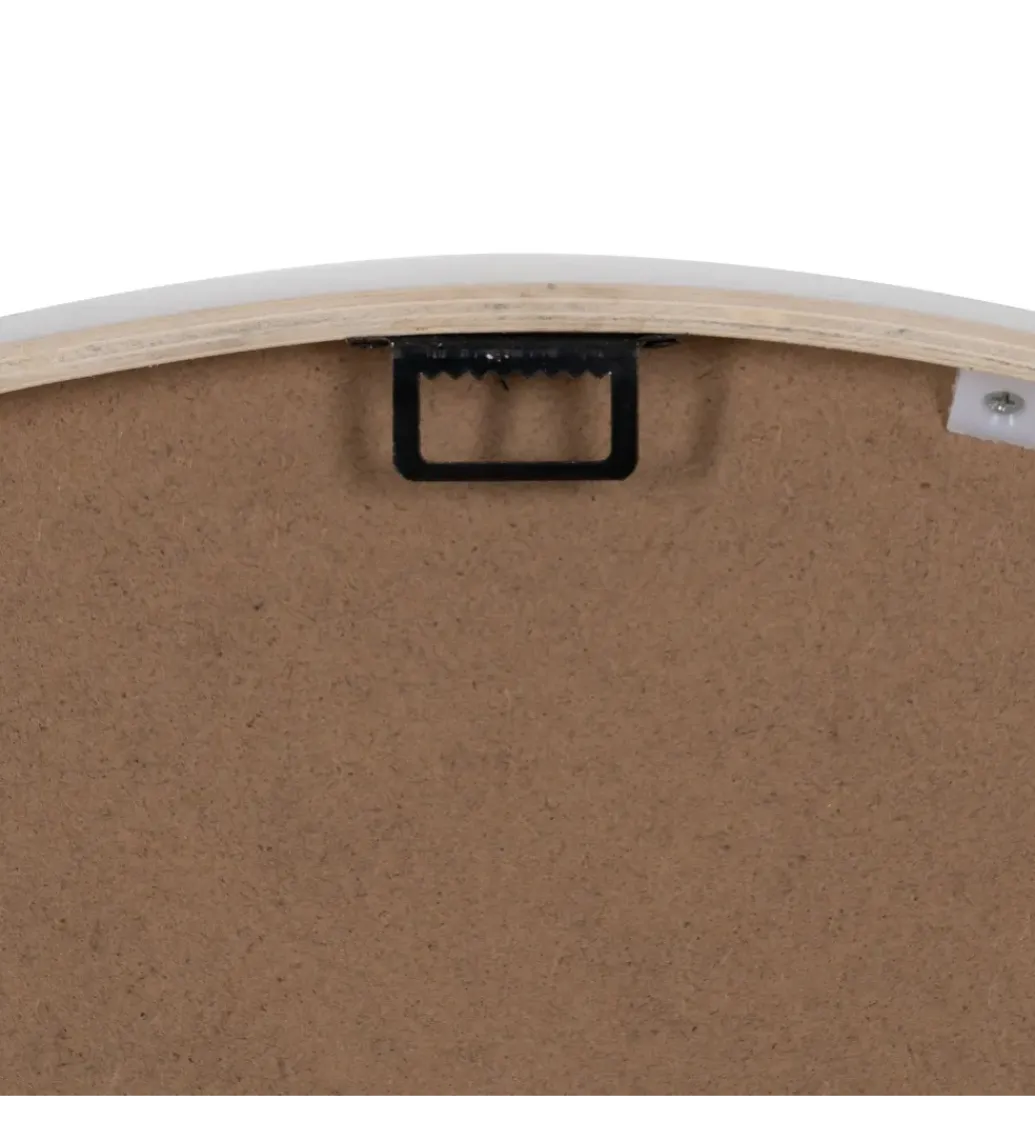 Zona-Design Zegar KUMINA 60 cm naturalny biały