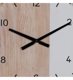 Zona-Design Zegar KUMINA 60 cm naturalny biały