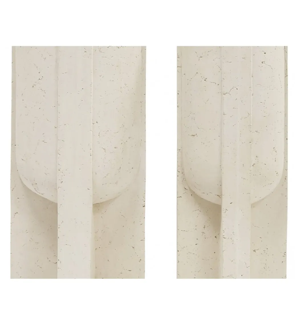 Imeri Zestaw 2 donic FERVA 101 cm 80 cm biała
