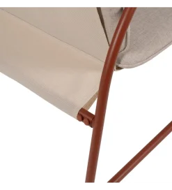 Zona-Design Zestaw ogrodowy OMAMA Terakota 2 fotele + sofa + stolik