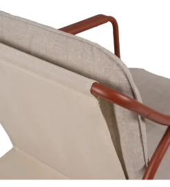 Zona-Design Zestaw ogrodowy OMAMA Terakota 2 fotele + sofa + stolik