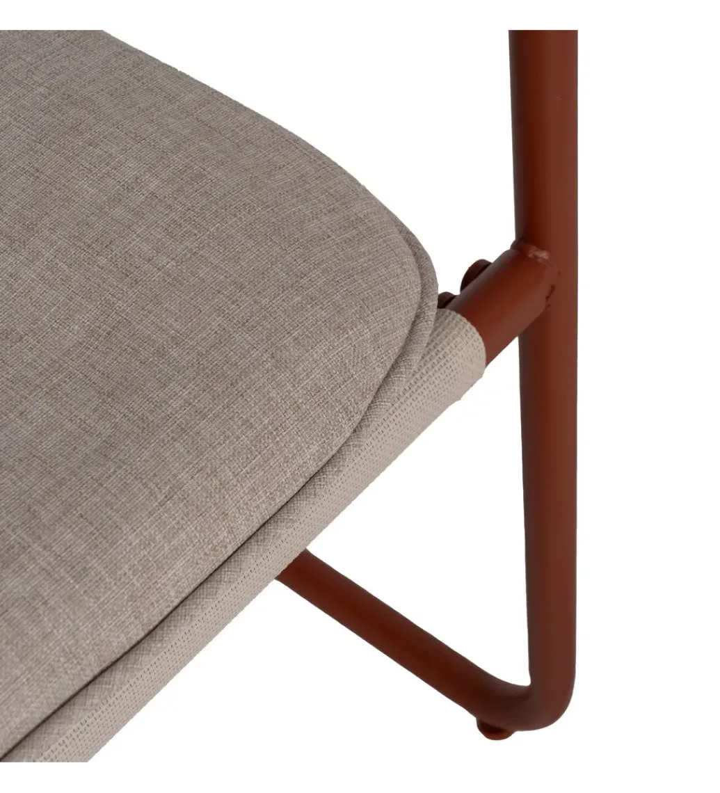 Zona-Design Zestaw ogrodowy OMAMA Terakota 2 fotele + sofa + stolik