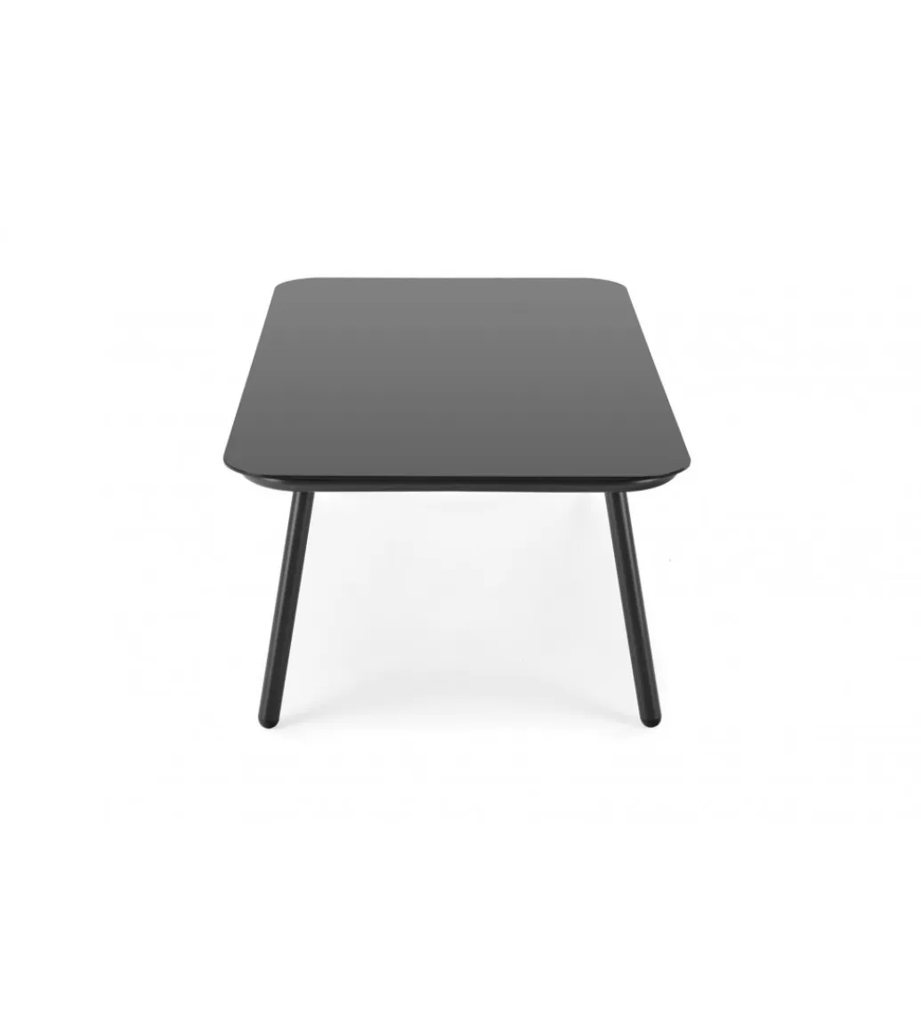 Halmar Zestaw ogrodowy ROCCA ciemnoszary - sofa + 2 x fotel + ława