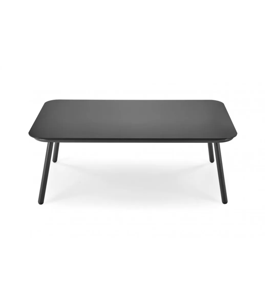 Halmar Zestaw ogrodowy ROCCA ciemnoszary - sofa + 2 x fotel + ława