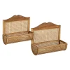 Zona-Design Zestaw 2 półek wiszących TAERMA 50 i 42 cm cm naturalne