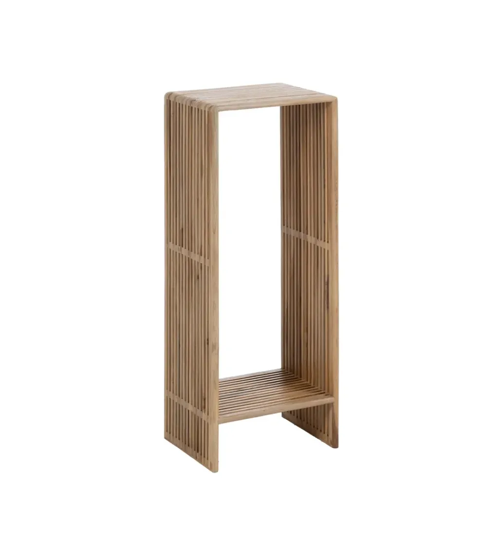 Zona-Design Zestaw 2 regałów BELLAMONTE drewno teak 86 cm 68 cm