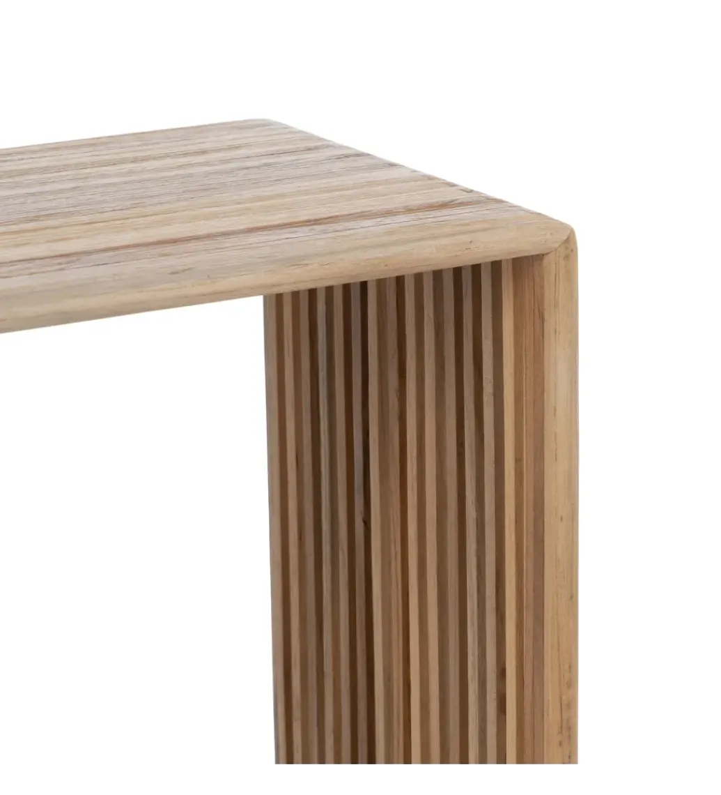 Zona-Design Zestaw 2 regałów BELLAMONTE drewno teak 86 cm 68 cm