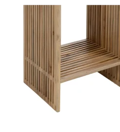 Zona-Design Zestaw 2 regałów BELLAMONTE drewno teak 86 cm 68 cm