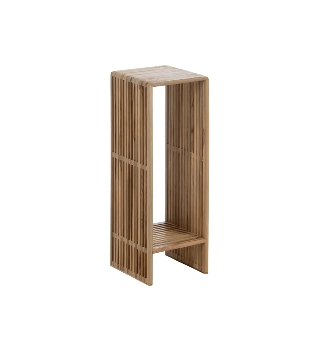 Zona-Design Zestaw 2 regałów BELLAMONTE drewno teak 86 cm 68 cm