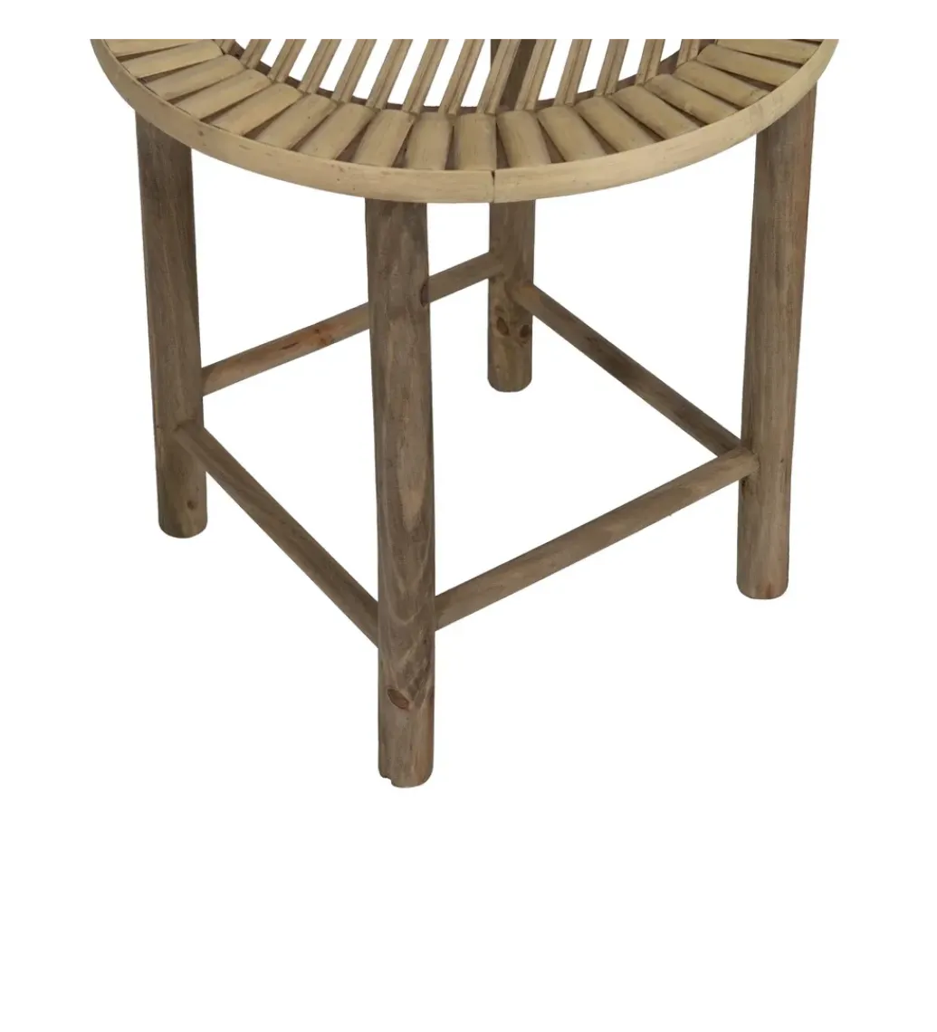 Zona-Design Zestaw stolików BAMBÚ 50 cm 38 cm bambus
