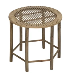 Zona-Design Zestaw stolików BAMBÚ 50 cm 38 cm bambus