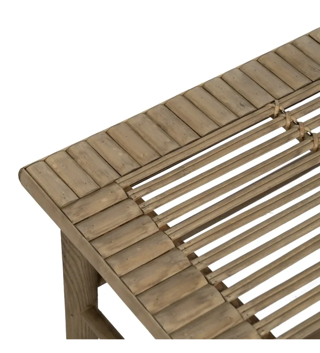 Zona-Design Zestaw stolików BAMBÚ 57 cm 45 cm 34 cm bambus