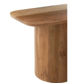 J-Line Zestaw 2 stolików kawowych ACATA 60 cm 80 cm drewno akacja