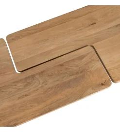 Zona-Design Zestaw 2 stolików kawowych ASANA 120 cm drewno mango