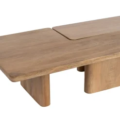 Zona-Design Zestaw 2 stolików kawowych ASANA 120 cm drewno mango