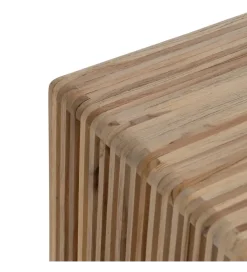 Zona-Design Zestaw 3 stolików kawowych BELLAMONTE 65 cm 55 cm 35 cm naturalnych
