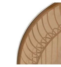 Zona-Design Zestaw 2 stolików kawowych FUKAO 65 cm 53 cm kremowe