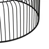 Zona-Design Zestaw 2 stolików kawowych FUKAO 65 cm 53 cm czarne