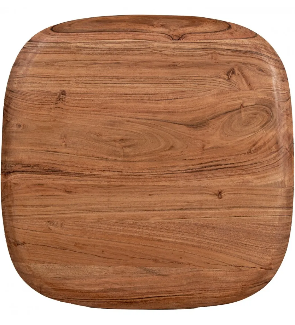 Exclusivas Zestaw 2 stolików kawowych PIMKO 50 cm 40 cm drewno akacja