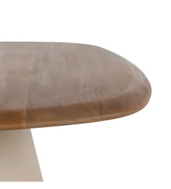 Zona-Design Zestaw 2 stolików kawowych RAGER 90 cm 70 cm drewno mango