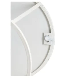 L&L Zestaw 2 stolików kawowych SADAR 50 cm 52 cm białe