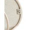 L&L Zestaw 2 stolików kawowych SADAR 65 cm 75 cm piaskowe