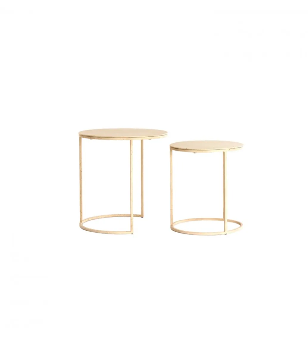 L&L Zestaw 2 stolików kawowych SADAR 50 cm 52 cm