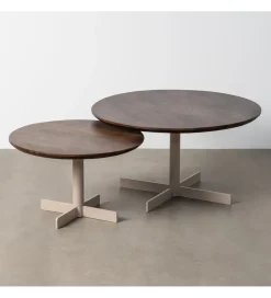 Zona-Design Zestaw 2 stolików kawowych TEKAN 80 cm