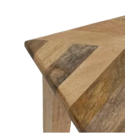 Zona-Design Zestaw 3 stolików nocnych PERSERA drewno mango