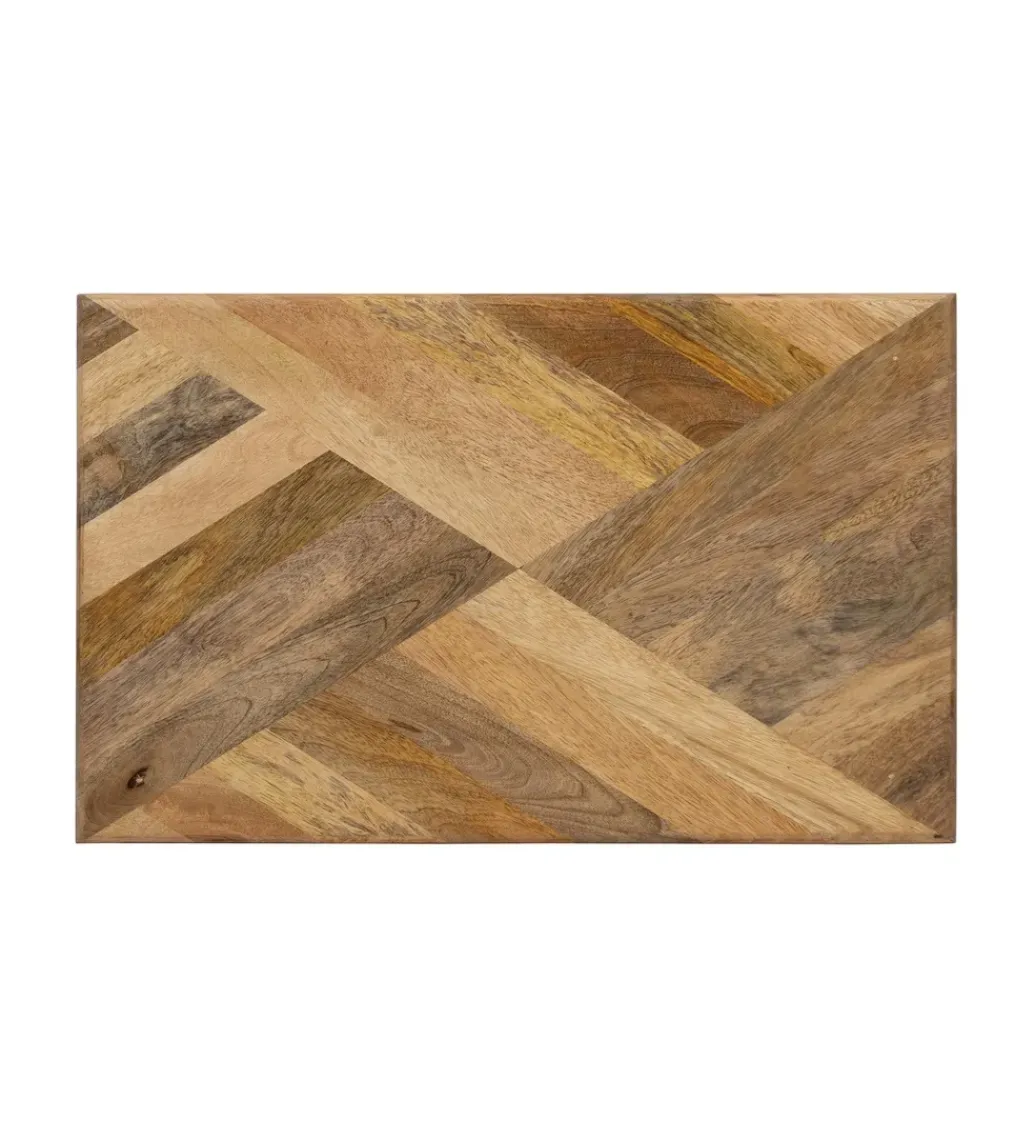 Zona-Design Zestaw 3 stolików nocnych PERSERA drewno mango
